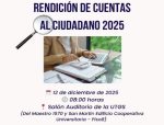 Invitación a la ciudadanía en general a participar de la Rendición de Cuentas al Ciudadano 2025